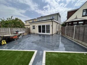 leigh on sea premium porcelain artifical grass landscaping project 65 1